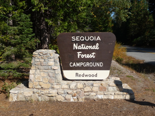 Sequoia NF_Redwood Campground_Sign