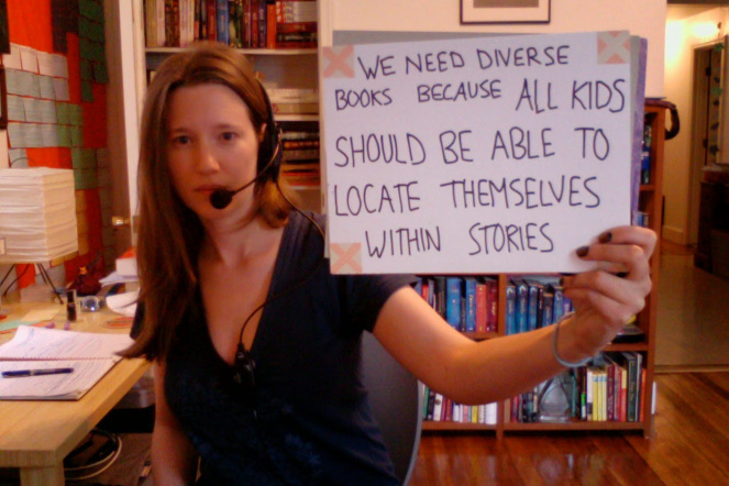 We need diverse books because all kids should be able to locate themselves within stories.jpg