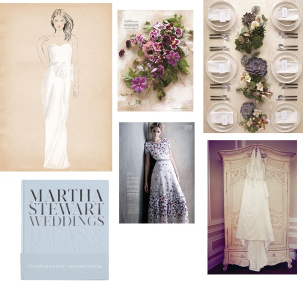 A subtle Summer Wedding feat Martha Stewart Collection