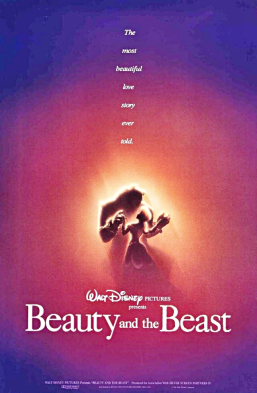 Image result for beauty and the beast 1991 poster