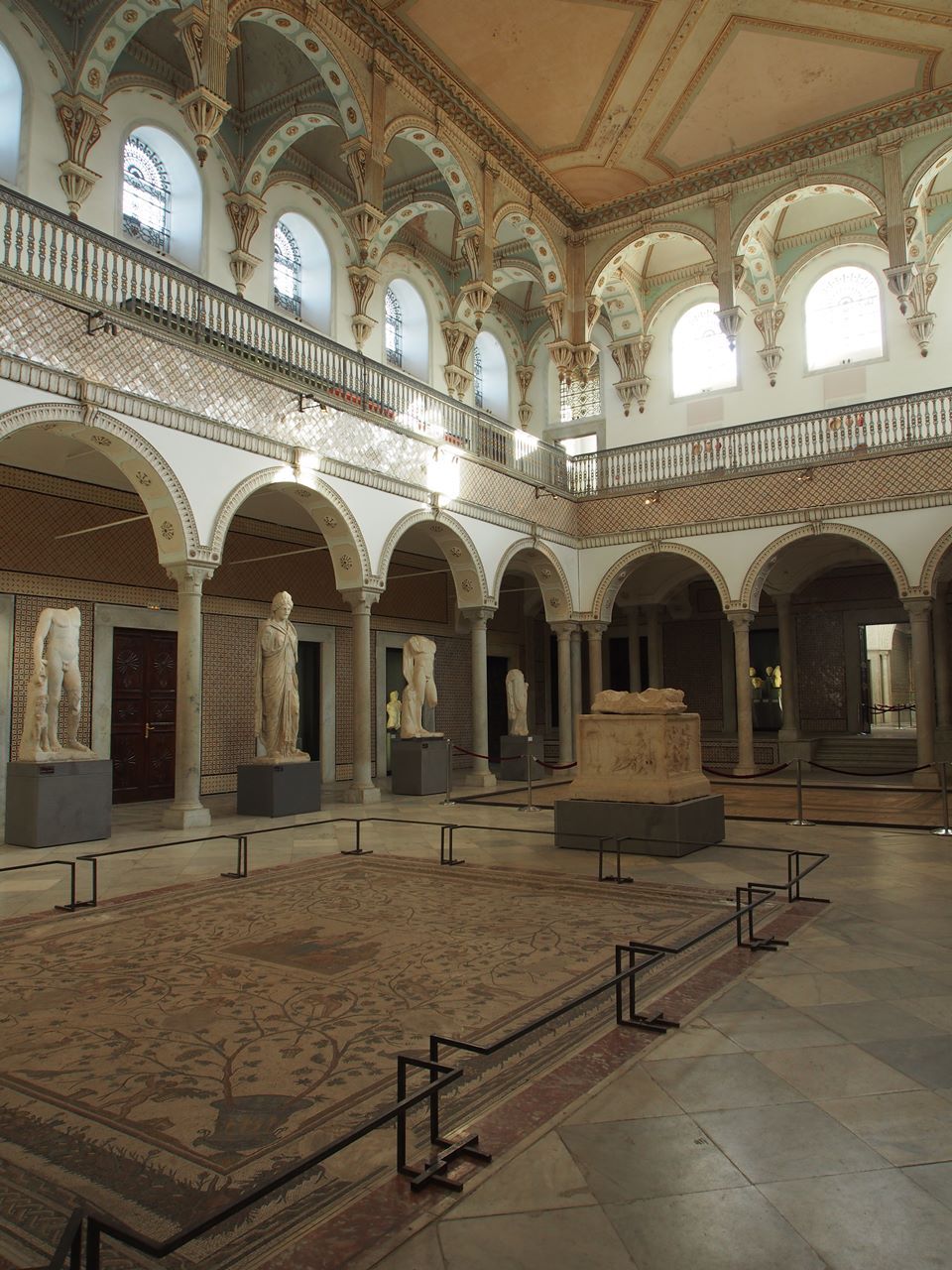 The spectacular Bardo Museum- home of the world's most awesome mosaics from Roman times