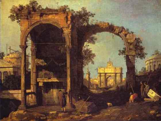 oil-painting-capriccio-ruins-and