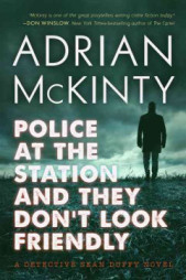 police at the station and they don't look friendly cover