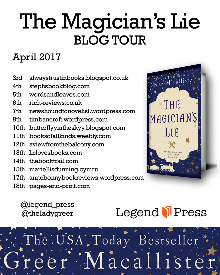 The Magician's Lie Blog Tour Banner