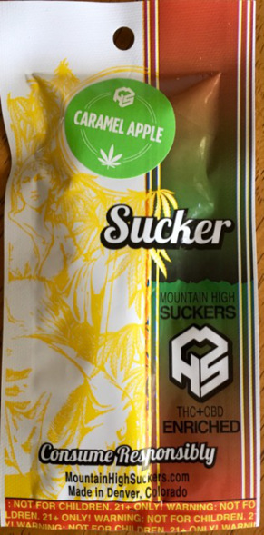 Mountain High Sucker's Caramel Apple package front