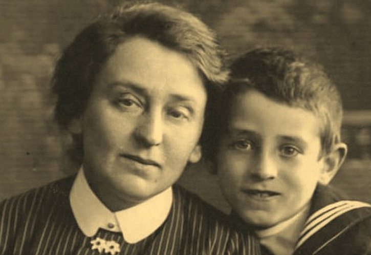Vasily Grossman with his mother