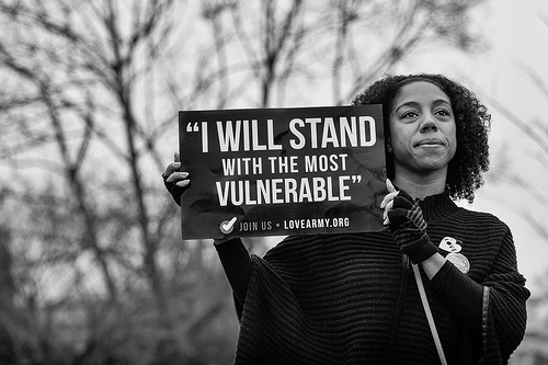 I Will Stand With The Most Vulnerable