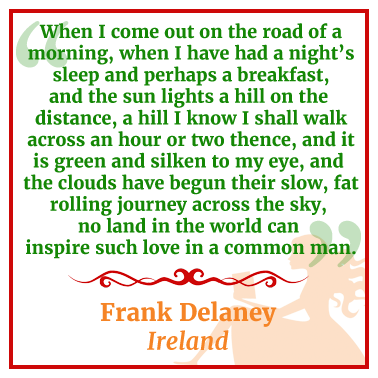 quote from Ireland by Frank Delaney