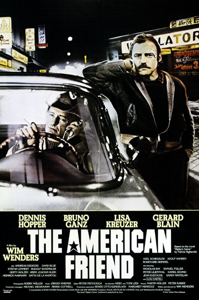 The American Friend (1977) movie poster film artwork photo Dennis Hopper Bruno Ganz