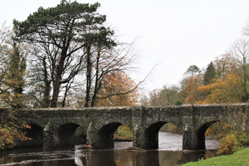 Bridge alongside the Sixmilewater River provides a scenic respite during a visit to Antrim Castle Gardens.