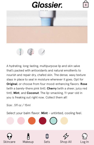 First selection: Mint! (a great option for summer, by the way)