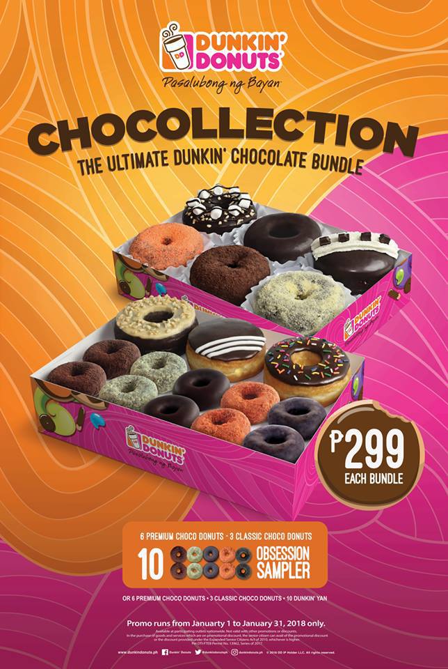 dunkin donuts chocollection