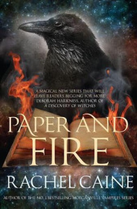 Cover of Rachel Caine's Paper and Fire