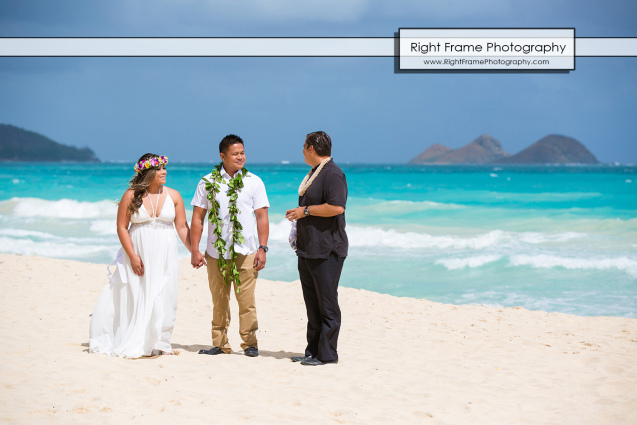 Hawaii Vow Renewal Ceremony Photography Waimanalo Beach Oahu