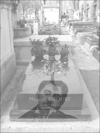 ghost of proust at grave