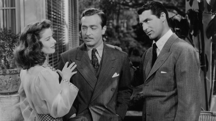 Cary Grant and Katharine Hepburn in The Philadelphia Story