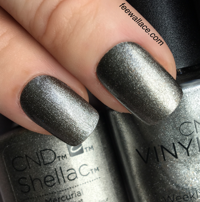 CND Shellac and Vinylux color Mercurial by Fee Wallace