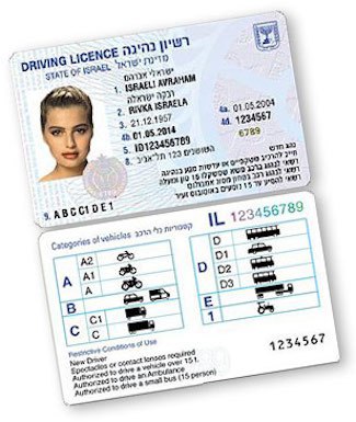 Israeli Drivers license Daily Freier