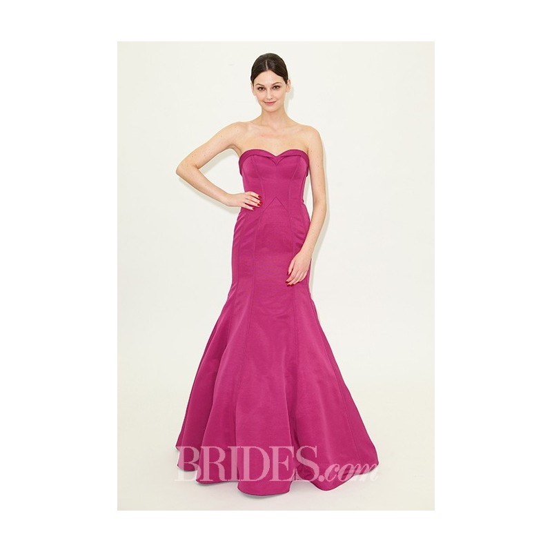 Truly Zac Posen - Spring 2017 - Strapless Trumpet Gown with Sweetheart Neckline 0