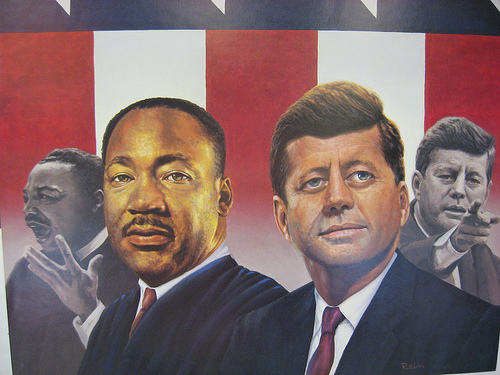 President John F. Kennedy and Martin Luther King, Jr.