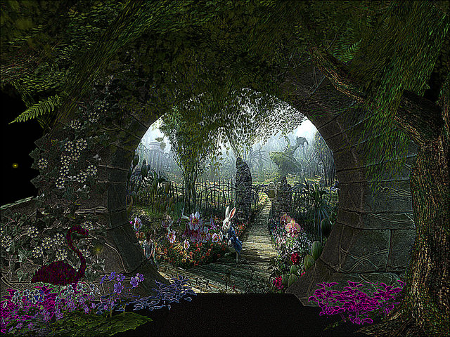 Enchanted Alice - Moongate Into Wonder Garden