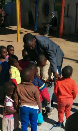 Surprise with the children at Village of Hope