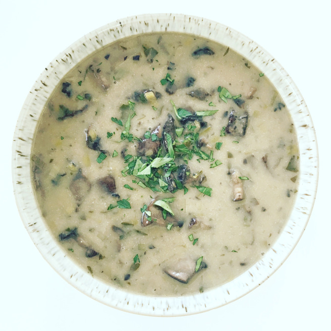 Cream of Wild Mushroom | veganblondes.com