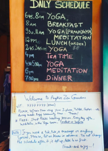 Angkor Zen Daily Schedule