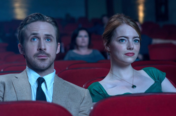 Emma Stone and Ryan Gosling in La La Land. Photo credit: imagewire.com