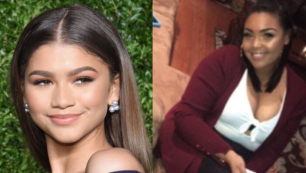 MODELLING CONTRACT: Zendaya (left) and Kianna 