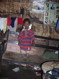 2006, David in his home in Mathare Valley