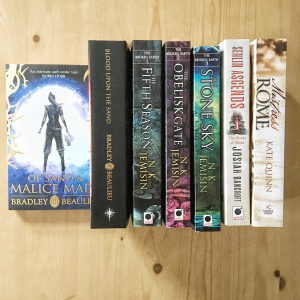 January Book Haul | Karina Reads | Bradley Beaulieu, NK Jemisin, Josiah Bancroft, Kate Quinn