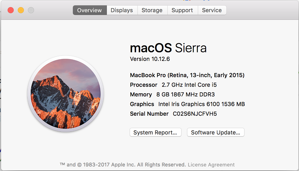 About this Mac